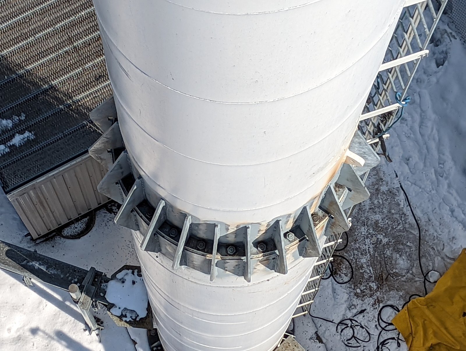 Renforcement de tour à trois endroits stratégique durant l’hiver 14