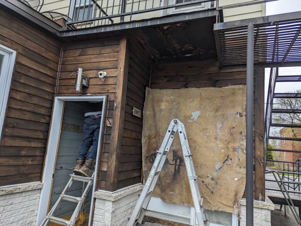 Remplacement de la plaque à carreaux pour le sol du balcon 3
