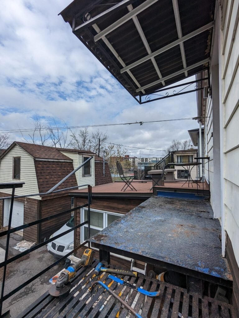 Remplacement de la plaque à carreaux pour le sol du balcon 4
