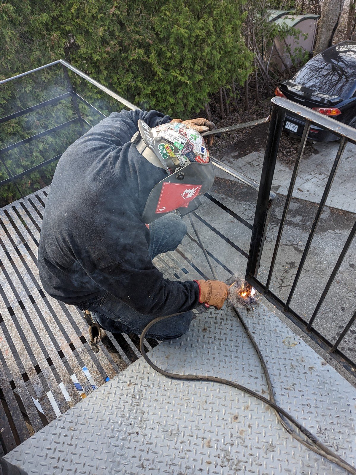 Remplacement de la plaque à carreaux pour le sol du balcon 7